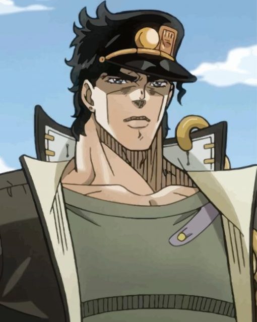 Aesthetic Jotaro paint by number