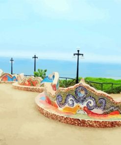 Aesthetic Parque Del Amor Lima paint by numbers