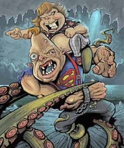Aesthetic Chunk And Sloth The Goonies paint by number