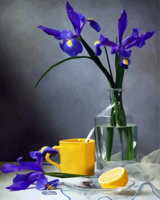 Aesthetic Flowers Still Life paint by number