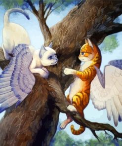 Angel Cats paint by number