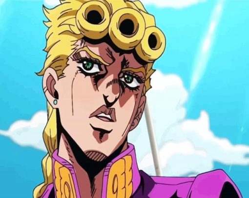 Anime Giorno Giovanna paint by number