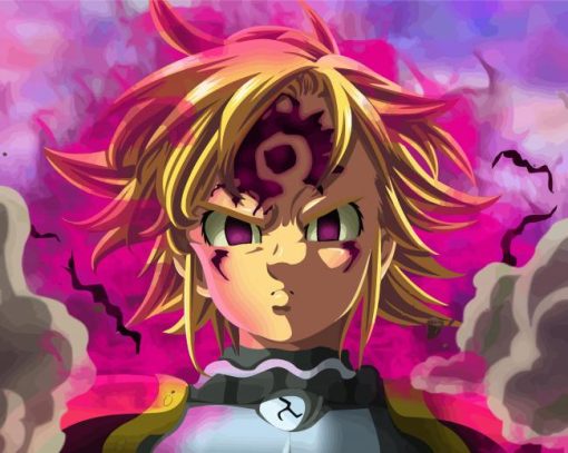 Aesthetic Nanatsu paint by number