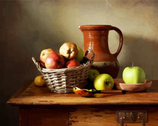 Apples Still Life paint by number
