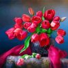 Artificial Flower paint by number