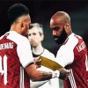 Aubameyang And Lacazette Arsenal paint by number