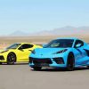 Blue And Yellow Chevrolet Corvette C8 paint by number
