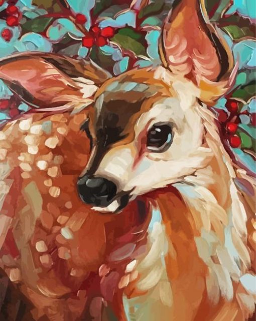 Cute Deer paint by number