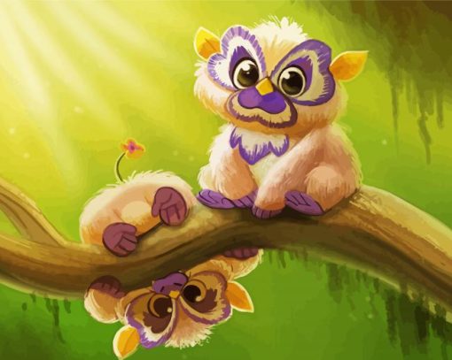 Cute Monkeys paint by number