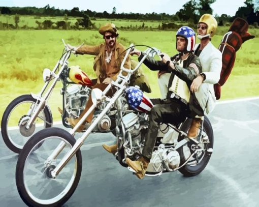 Easy Rider Movie paint by number