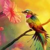 Fantasy Hummingbird paint by number