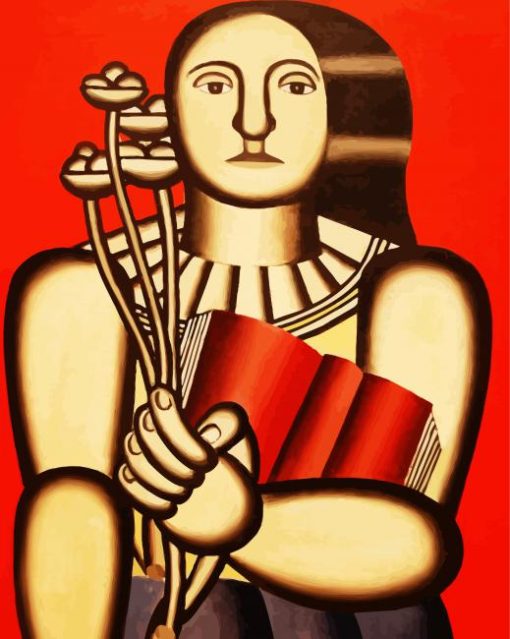 Fernand Leger Woman With A Book paint by numbers