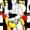 Fernand Leger Woman With A Cat paint by numbers