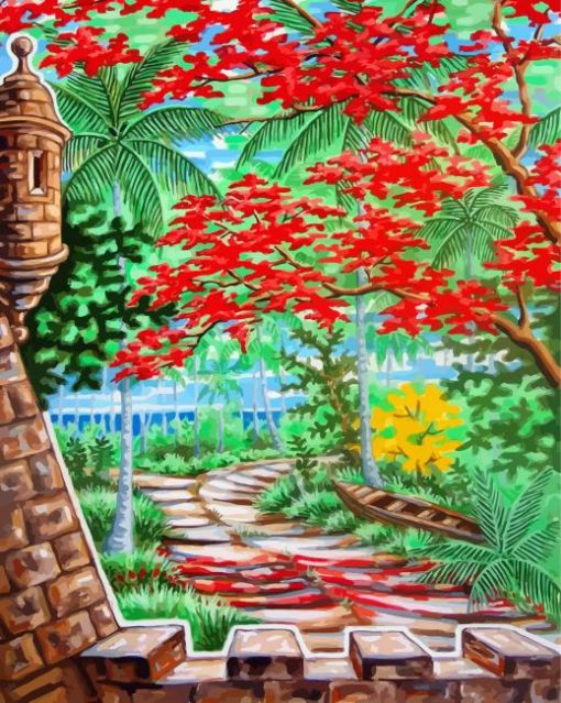 Flamboyan Art paint by number