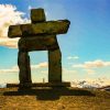 Inukshuk Whistler Mountain paint by numbers