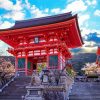 Kiyomizu Temple Japan paint by numbers