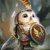 Knight Owl paint by numbers