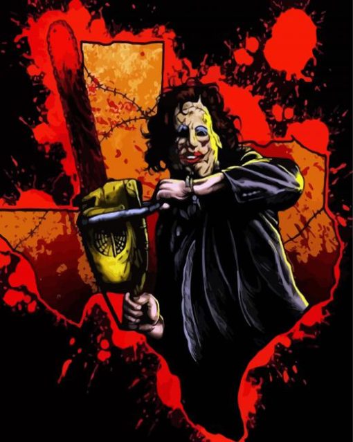 Leatherface Jackson paint by numbers