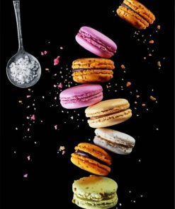 Macarons paint by number