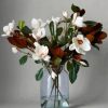 Magnolia Glass Vase paint by number
