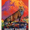 Mount Rainier paint by number