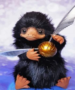 Niffler Harry Potter paint by number