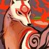 Okami Dog paint by number
