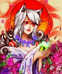 Okami Lady paint by number