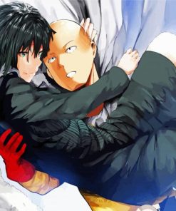 One Punch Man And Fubuki paint by number
