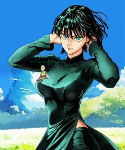 One Punch Man Fubuki paint by number