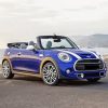 Blue Mini Cooper paint by numbers