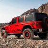 Red Jeep Car paint by numbers