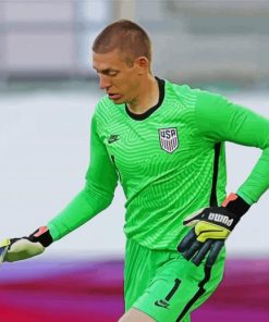 Usa Footballer Ethan Horvath paint by number