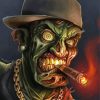 Zombie Gangster paint by number