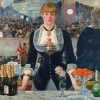A Bar At The Folies Bergere By Edouard Manet paint by numbers