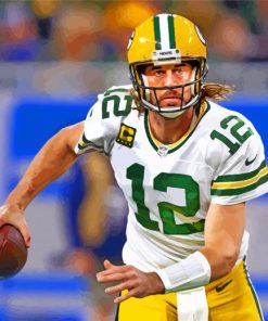 Aaron Rodgers Football Player paint by number