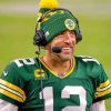 Aaron Rodgers Football Quarterback paint by number