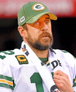 Aaron Rodgers Footballer paint by number