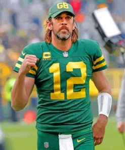 Aaron Rodgers Player paint by number