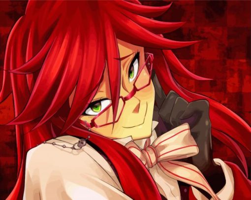 Aesthetic Grell Sutcliff paint by number