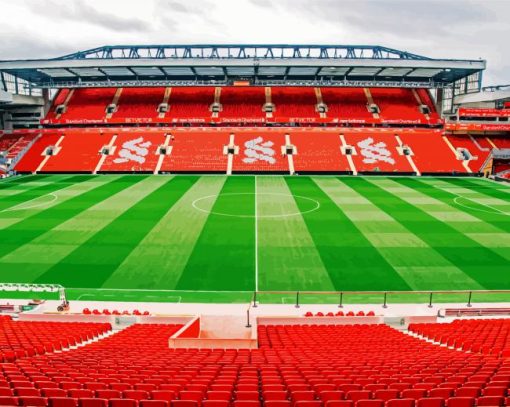 Anfield Stadium paint by number