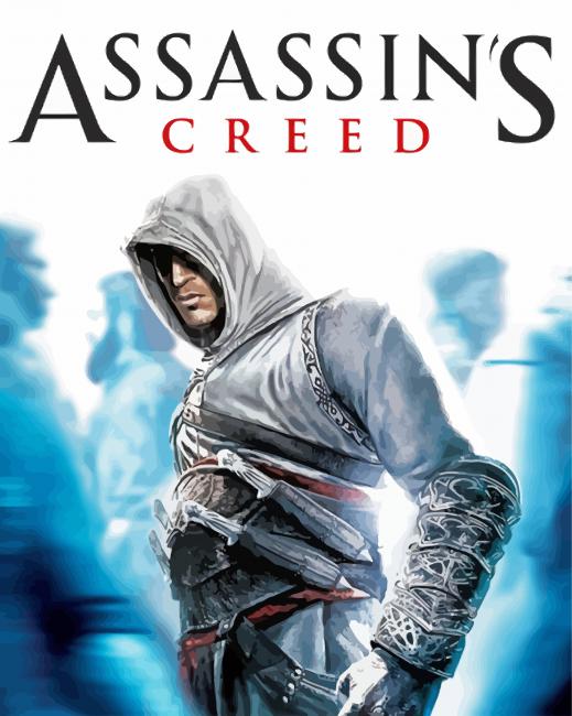 Assassins Creed Poster paint by number
