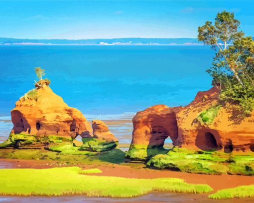 Bay Of Fundy paint by number