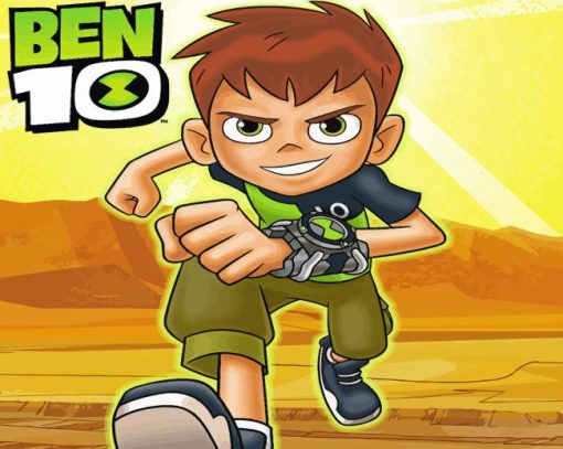 Ben 10 Animation paint by number