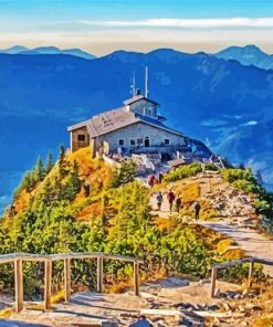 Berchtesgaden Eagles Nest Guide Tour paint by number