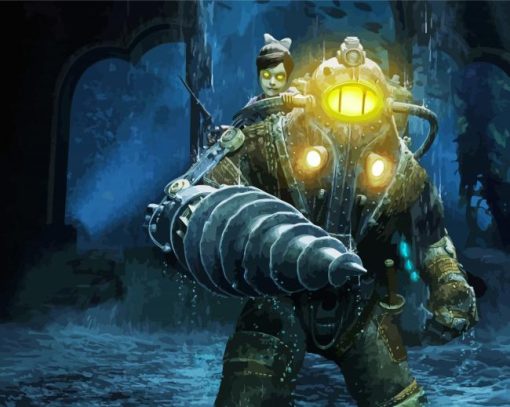 Bioshock Game paint by number