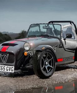 Black Caterham paint by number