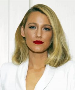 Blake Lively Actress paint by number