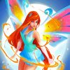 Bloom Winx Club Anime paint by number