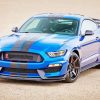 Blue Ford Shelby GT350 Cars paint by number